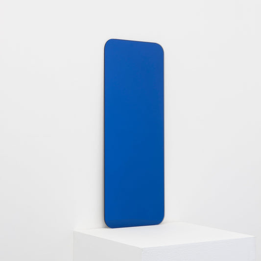 Ex-Display Quadris™ Blue Tinted Rectangular shaped Minimalist Frameless Mirror