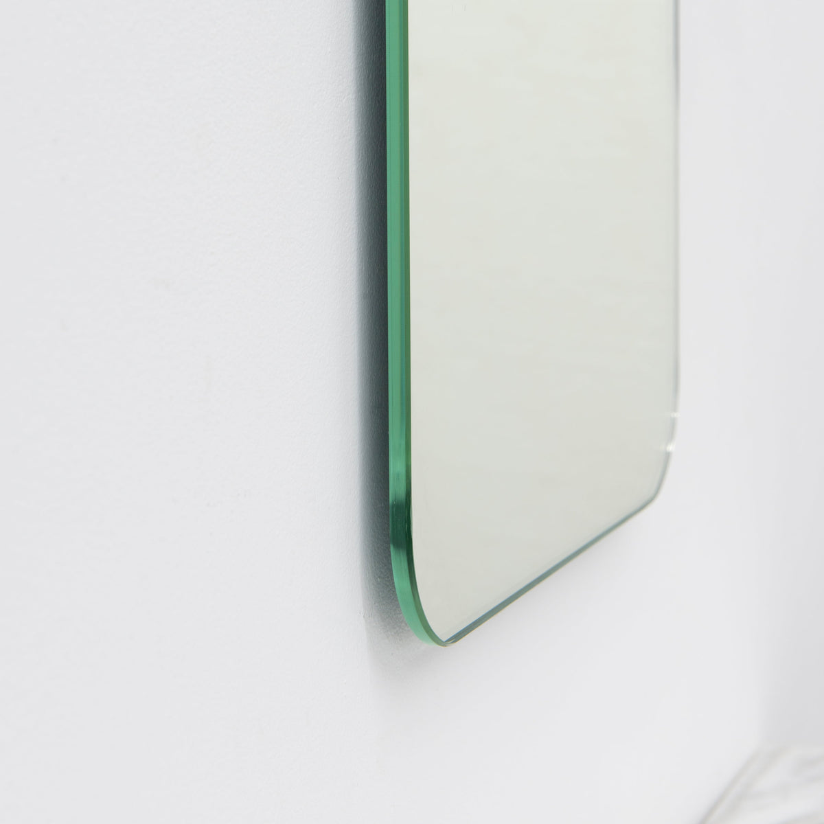 Ex-Display Quadris™ Blue Tinted Rectangular shaped Minimalist Frameless Mirror