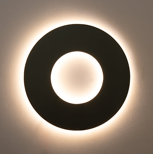 Original Contemporary Donut™ Round Black Tinted Mirror Back Illuminated