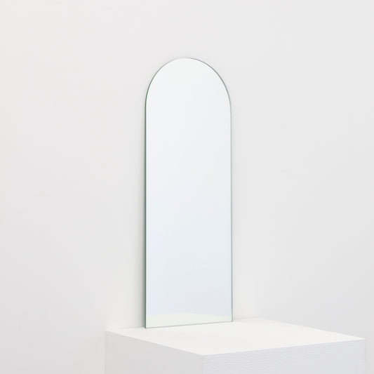 Arcus™ Arched Minimalist Frameless Mirror with a Floating Effect