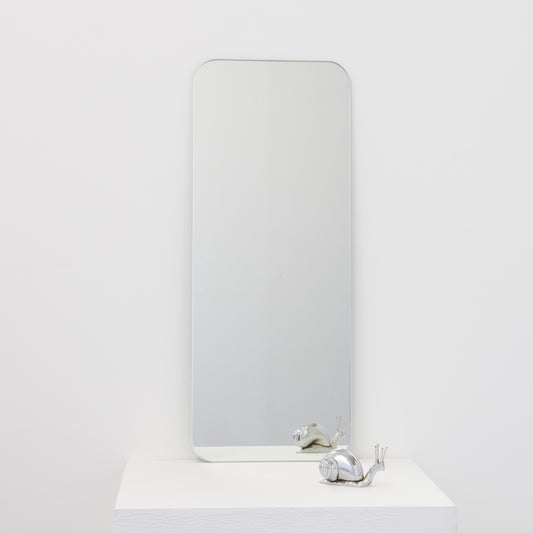 Minimalist Rectangular Frameless Mirror
