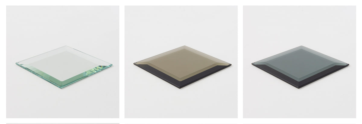 Elegant Orbis™ Round Bevelled Frameless Mirror with Velvet Backing
