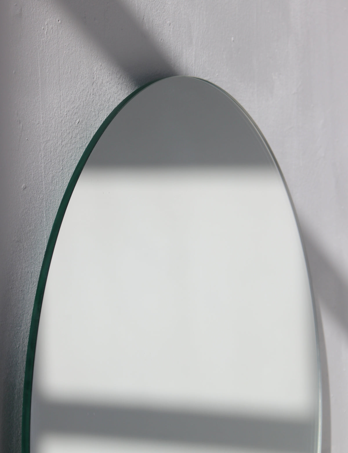 Ex-Display Orbis™ Contemporary Gold Tinted Round Frameless Mirror