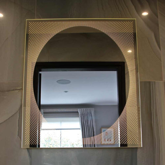 Oval Sunrise™ Frameless Illuminated Mirror