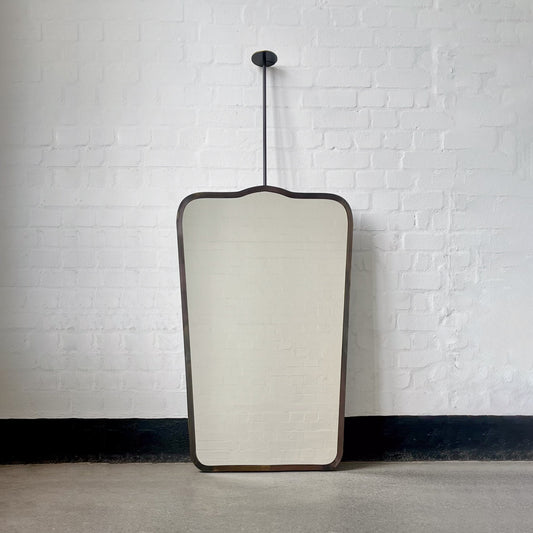 Full Frame Vintage-Shaped Suspended Mirror