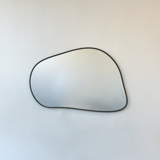 NEW Freeform Mirror with Suede Frame