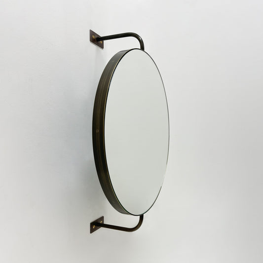 Vorso™ Swivel Mirror with Bronze Patina Frame Finish