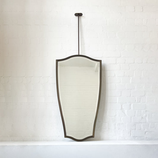 New Ceiling Suspended Vintage N.7 Freeform Bevelled Mirror