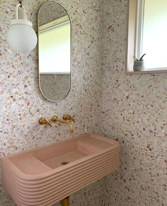 Capsula™ Mirror with Brass Frame