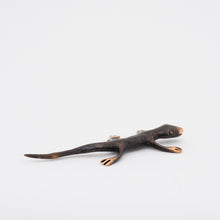 Gecko in Bronze with Patina Paperweight