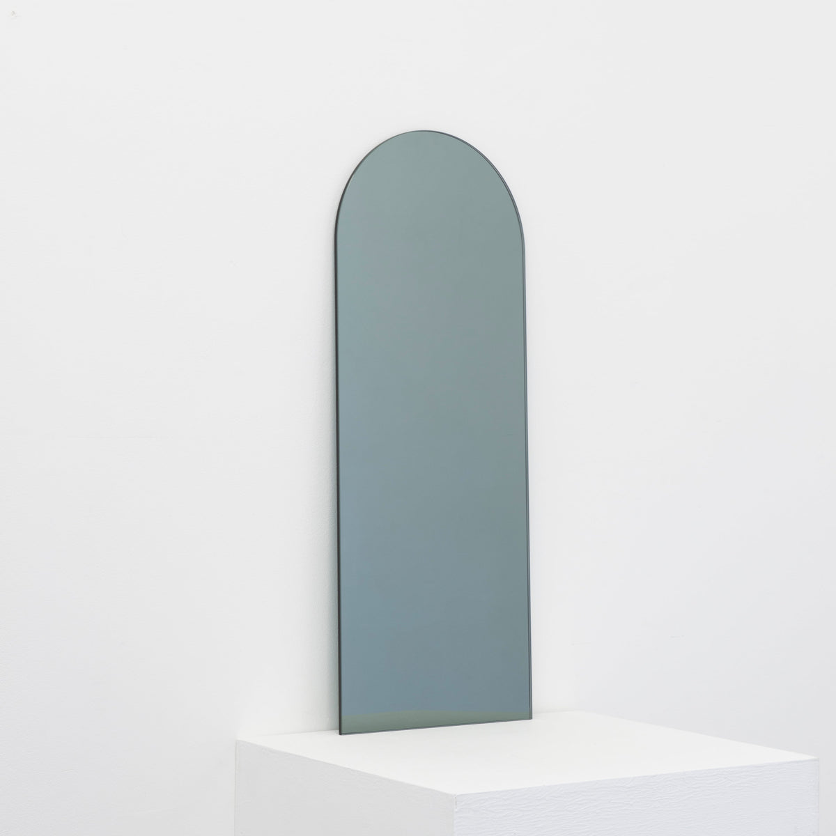 Ex-Display Arcus™ Arch shaped Black Tinted Contemporary Frameless Mirror with Floating Effect