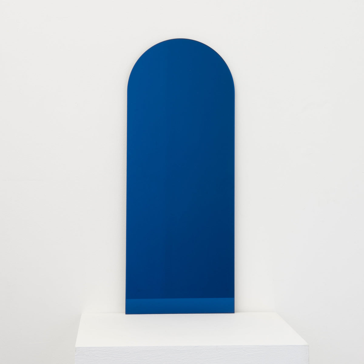Ex-Display Arcus™ Arch shaped Blue Tinted Contemporary Frameless Mirror
