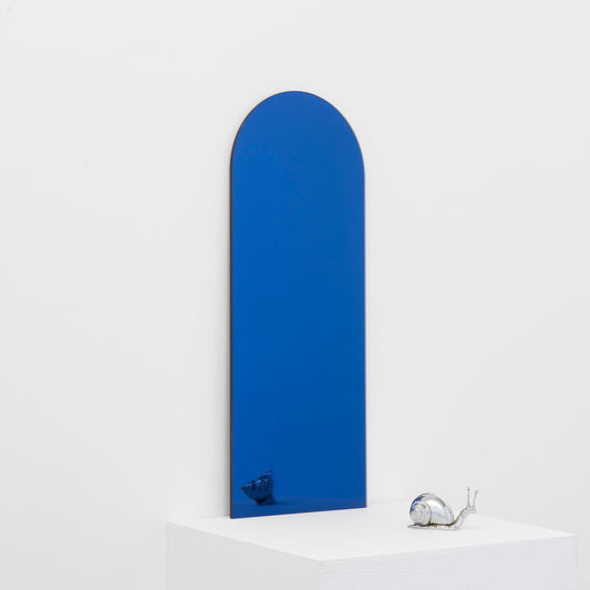 Ex-Display Arcus™ Arch shaped Blue Tinted Contemporary Frameless Mirror