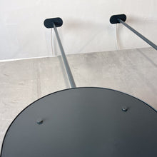 Capsula™ Ceiling Suspended Illuminated Mirror with Modern Anthracite Grey Frame