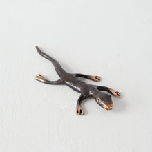 Gecko in Bronze with Patina Paperweight