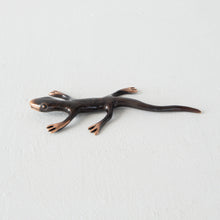 Gecko in Bronze with Patina Paperweight