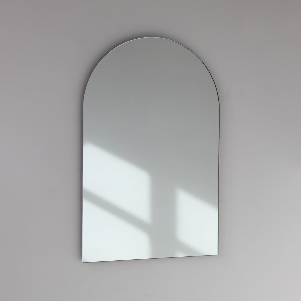 Arch shaped Minimalist Frameless Mirror 