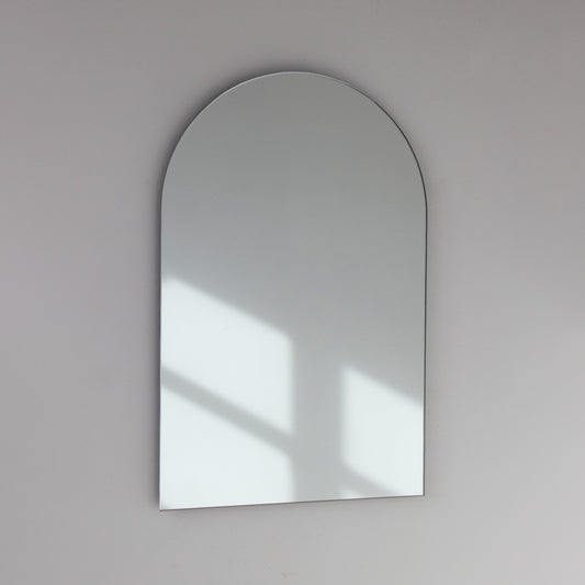 Arch shaped Minimalist Frameless Mirror 