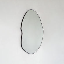 Freeform Organic Mirror with Minimalist Black Frame - A