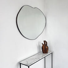 Freeform Organic Mirror with Minimalist Black Frame - A