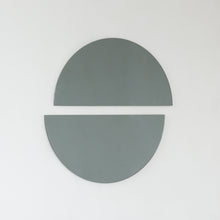 Set of 2 Luna™ Half-Moon Black Tinted Semi-circular Contemporary Frameless Mirrors