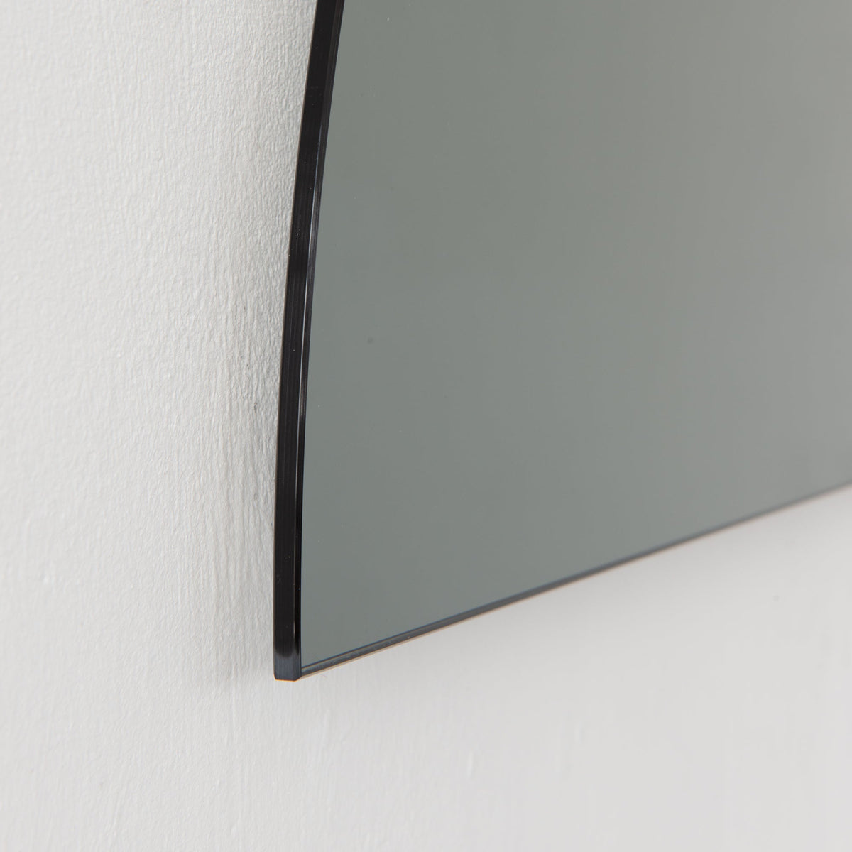 Set of 2 Luna™ Half-Moon Black & Bronze Tinted Semi-circular Contemporary Frameless Mirrors