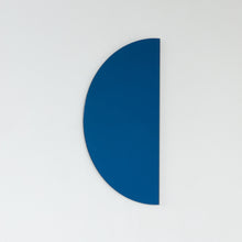Luna™ Half-Moon Semi-circular Blue Tinted Contemporary Frameless Mirror