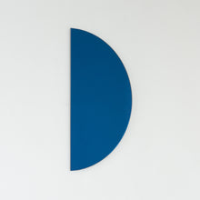In Stock Luna™ Half-Moon Semi-circular Blue Tinted Contemporary Frameless Mirror, Large