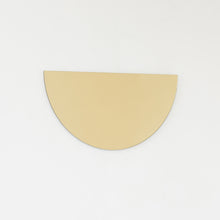 Luna™ Half Moon Semi-circular Gold Tinted Minimalist Frameless Mirror
