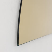 Luna™ Half Moon Semi-circular Gold Tinted Minimalist Frameless Mirror