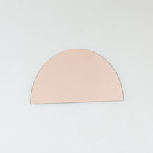 Luna™ Half Moon Semi-circular Rose Gold / Peach Tinted Frameless Mirror