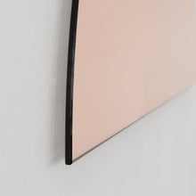 Luna™ Half Moon Semi-circular Rose Gold / Peach Tinted Frameless Mirror