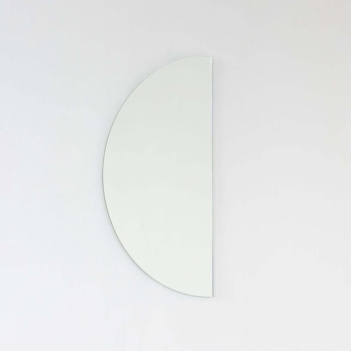 Luna™ Half Moon Semi-circular Minimalist Frameless Mirror