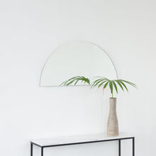 Luna™ Half Moon Semi-circular Minimalist Frameless Mirror