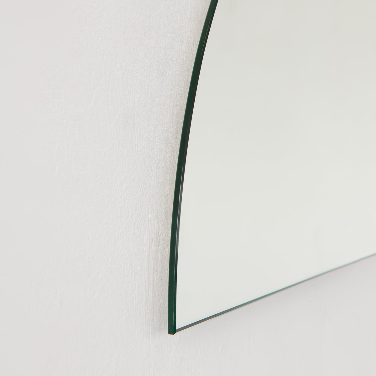 Luna™ Half Moon Semi-circular Minimalist Frameless Mirror