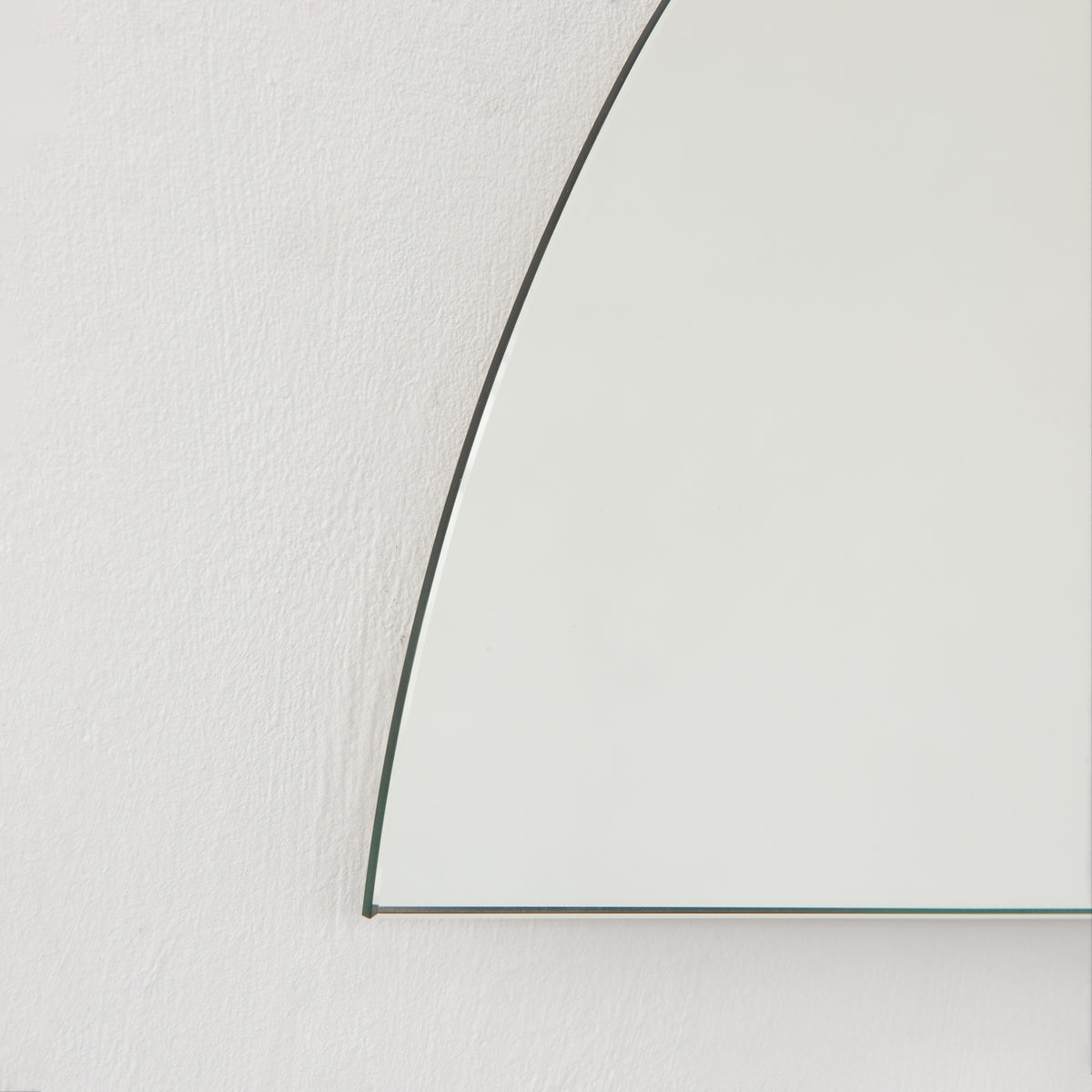 Luna™ Half Moon Semi-circular Minimalist Frameless Mirror