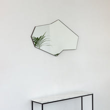 Octagon Bapa™ Irregular shaped Art Deco Mirror with a Bronze Patina Frame
