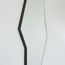 Octagon Bapa™ Irregular shaped Art Deco Mirror with a Bronze Patina Frame