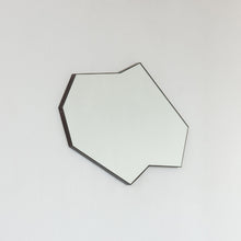 In Stock Octagonal Bapa™ Irregular shaped Art Deco Mirror with a Bronze Patina Frame