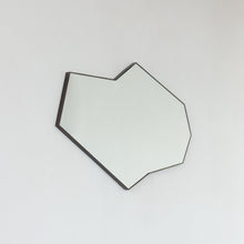 In Stock Octagonal Bapa™ Irregular shaped Art Deco Mirror with a Bronze Patina Frame