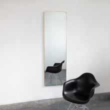 In Stock Oversized Quadris™ Wall leaning and Wall Hanging Rectangular Mirror, Brass Frame