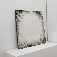 Sunrise™ Antiqued and Finely Etched Illuminated Mirror with Blackened Metal Frame