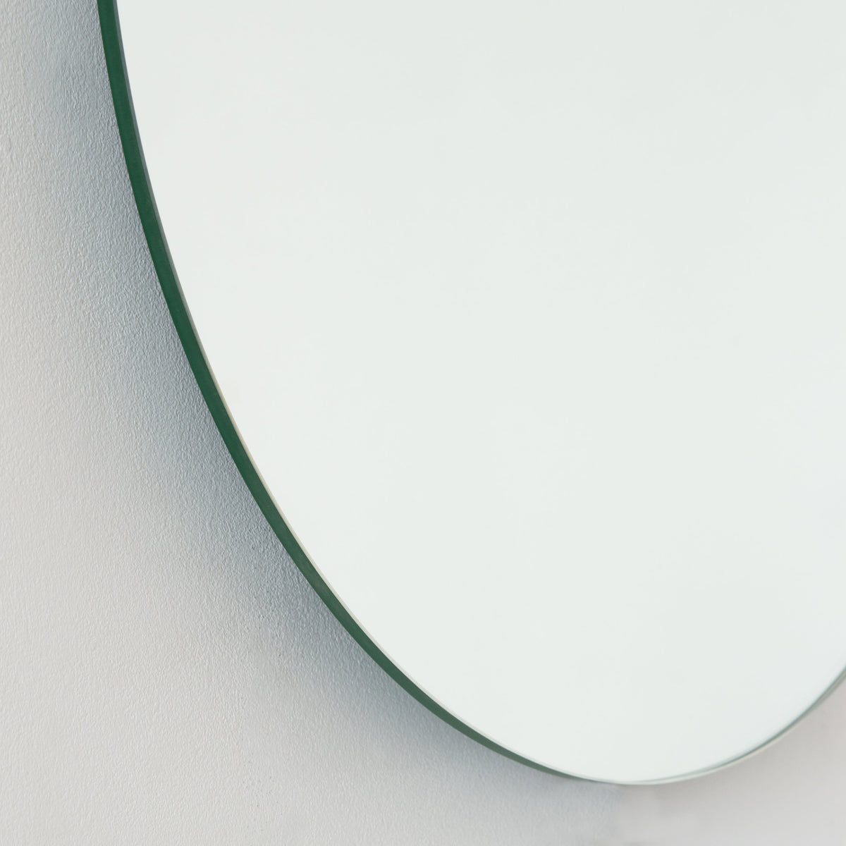 Orbis™ Rose gold Tinted Contemporary Round Frameless Mirror