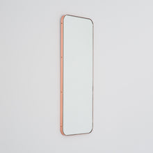 Bespoke Quadris™ Mirror Brushed Copper Brass Frame (914 x 406 x 18mm)