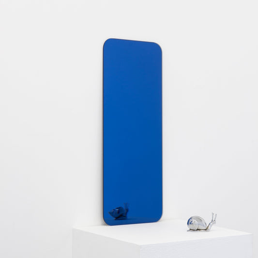 Ex-Display Quadris™ Blue Tinted Rectangular shaped Minimalist Frameless Mirror