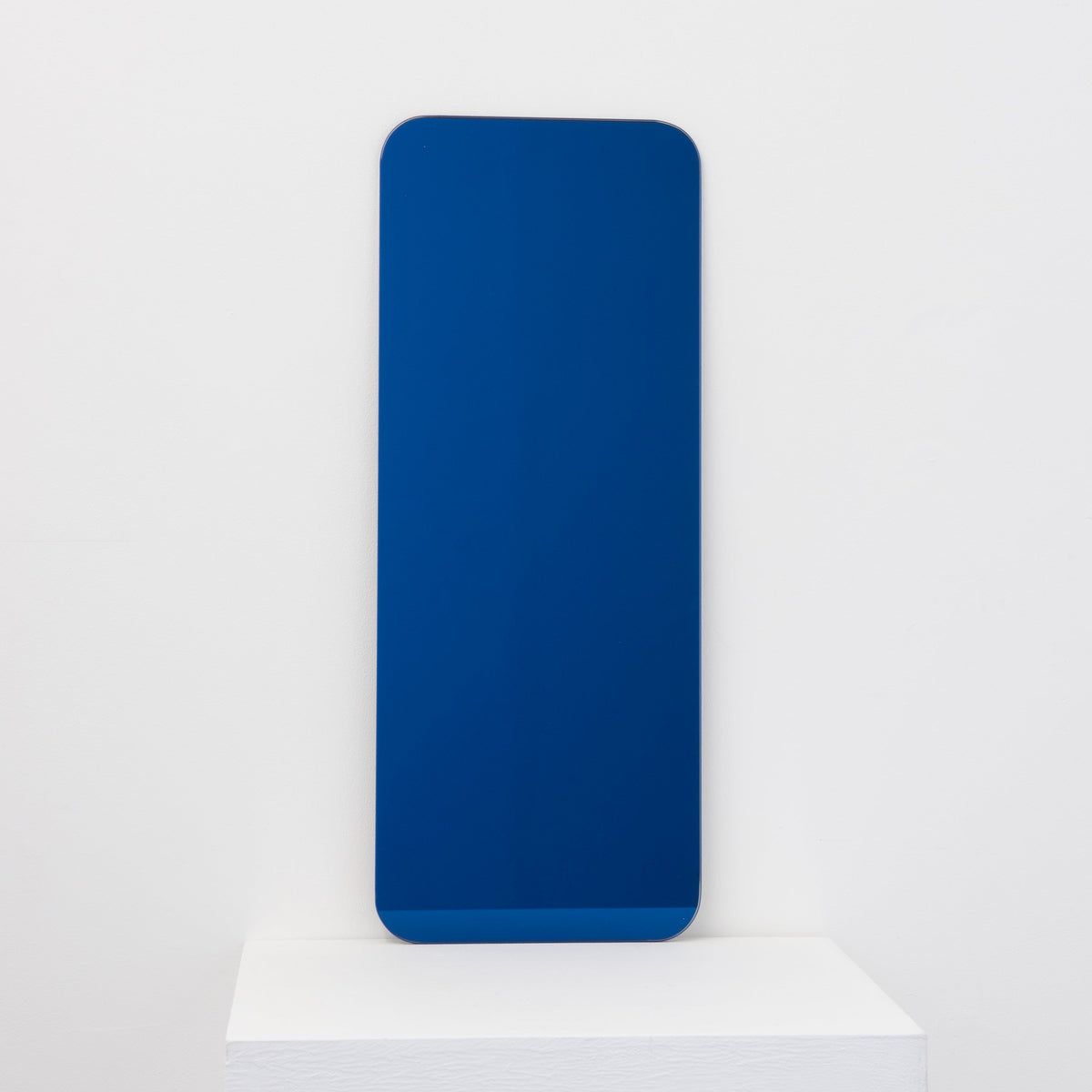 Ex-Display Quadris™ Blue Tinted Rectangular shaped Minimalist Frameless Mirror