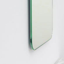 In Stock Quadris™ Rectangular Bronze Tinted Contemporary Frameless Mirror with Floating Effect