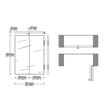 Bifold™ Rectangular Folding Mirror with Hinges