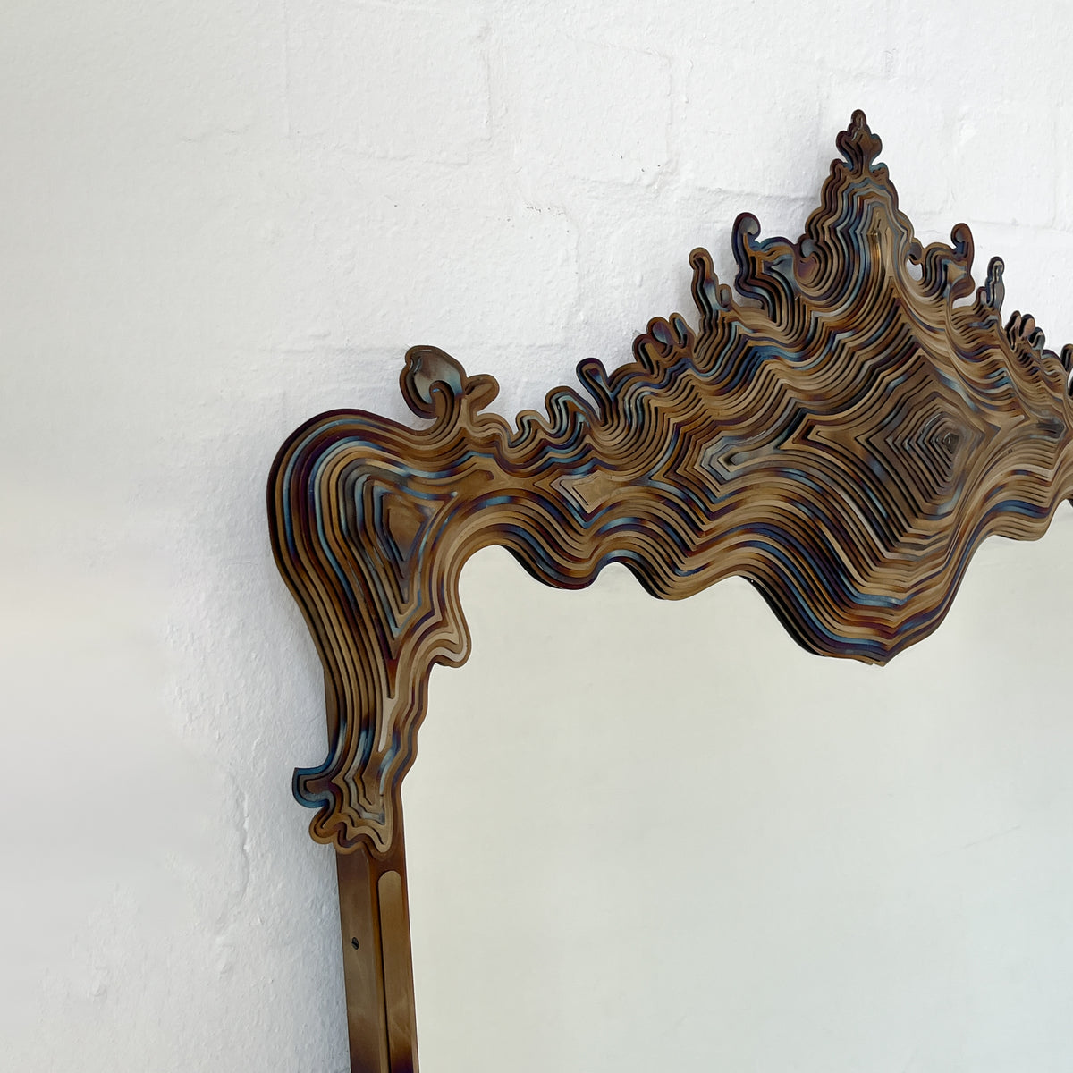 Asturias™ Special Edition Mirror with Tempered Stainless Steel Frame