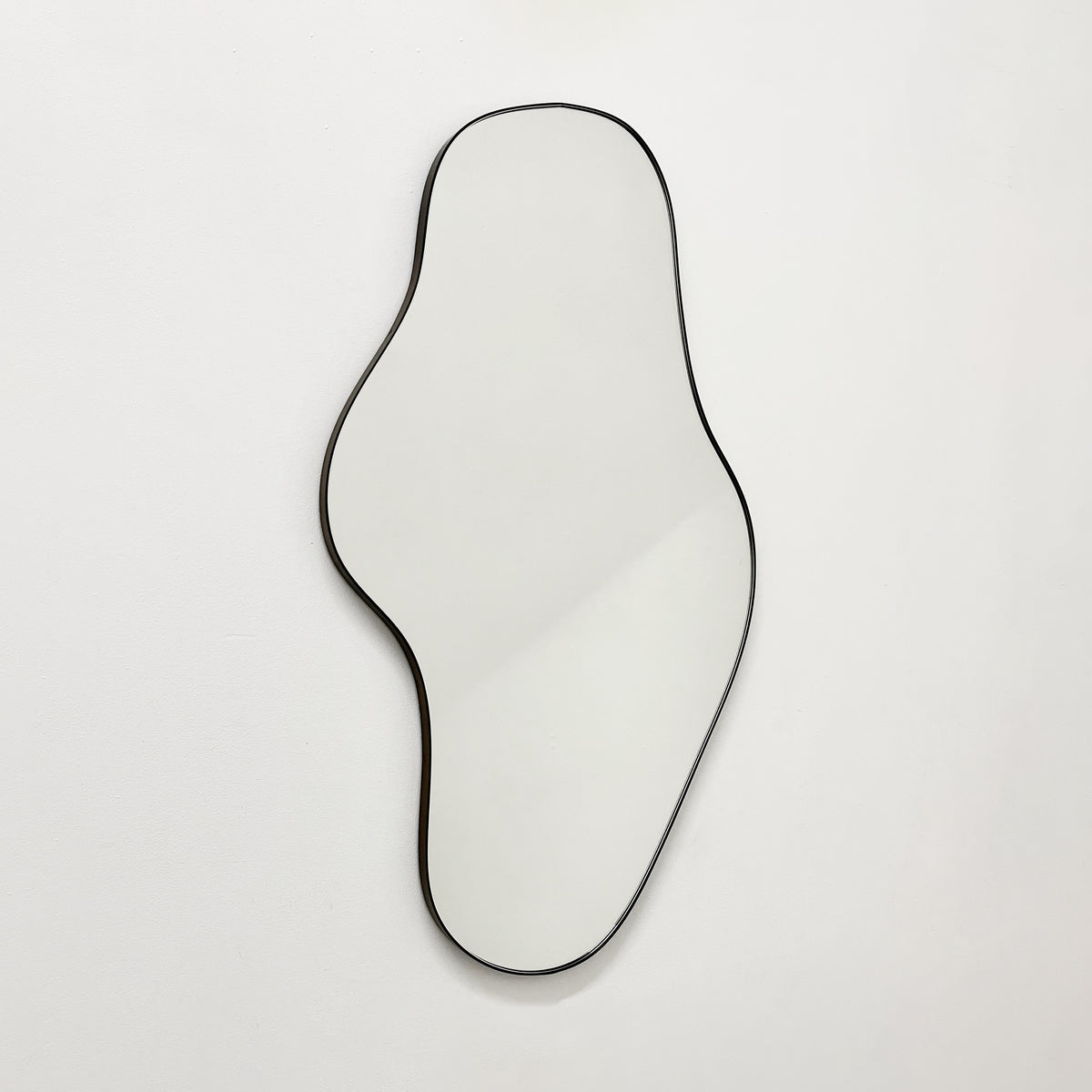 Bapa™ Freeform Organic Mirror with a Bronze Patina Frame